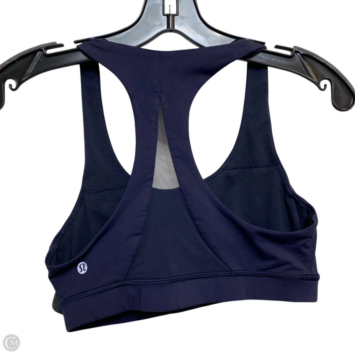 Athletic Bra By Lululemon In Blue, Size: Xs