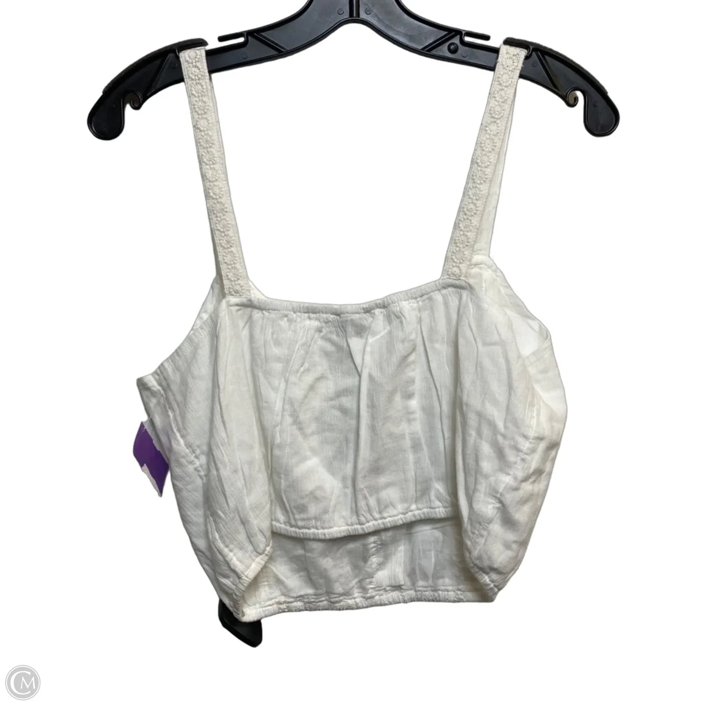 Top Sleeveless By American Eagle In White, Size: S