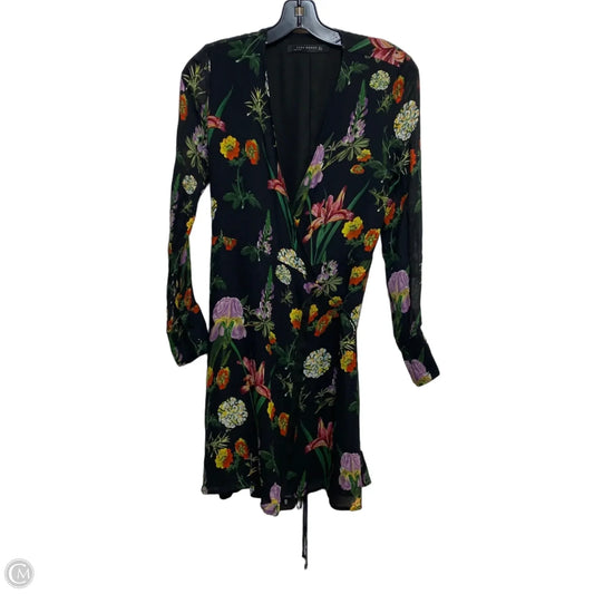 Dress Casual Short By Zara In Black & Green, Size: S
