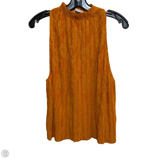 Top Sleeveless By Zara In Orange, Size: L