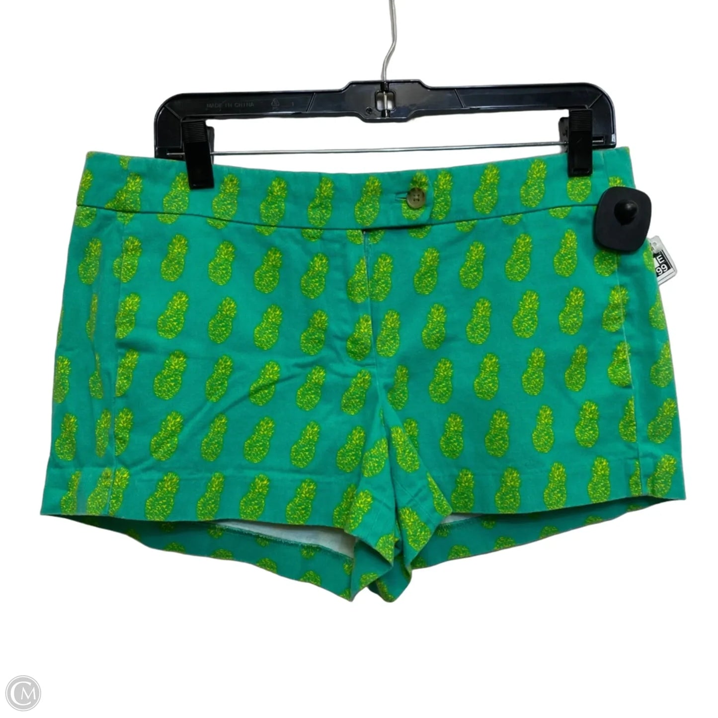 Shorts By J. Crew In Green & Yellow, Size: 6