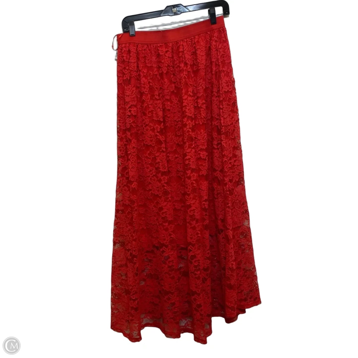 Skirt Maxi By Clothes Mentor In Red, Size: L