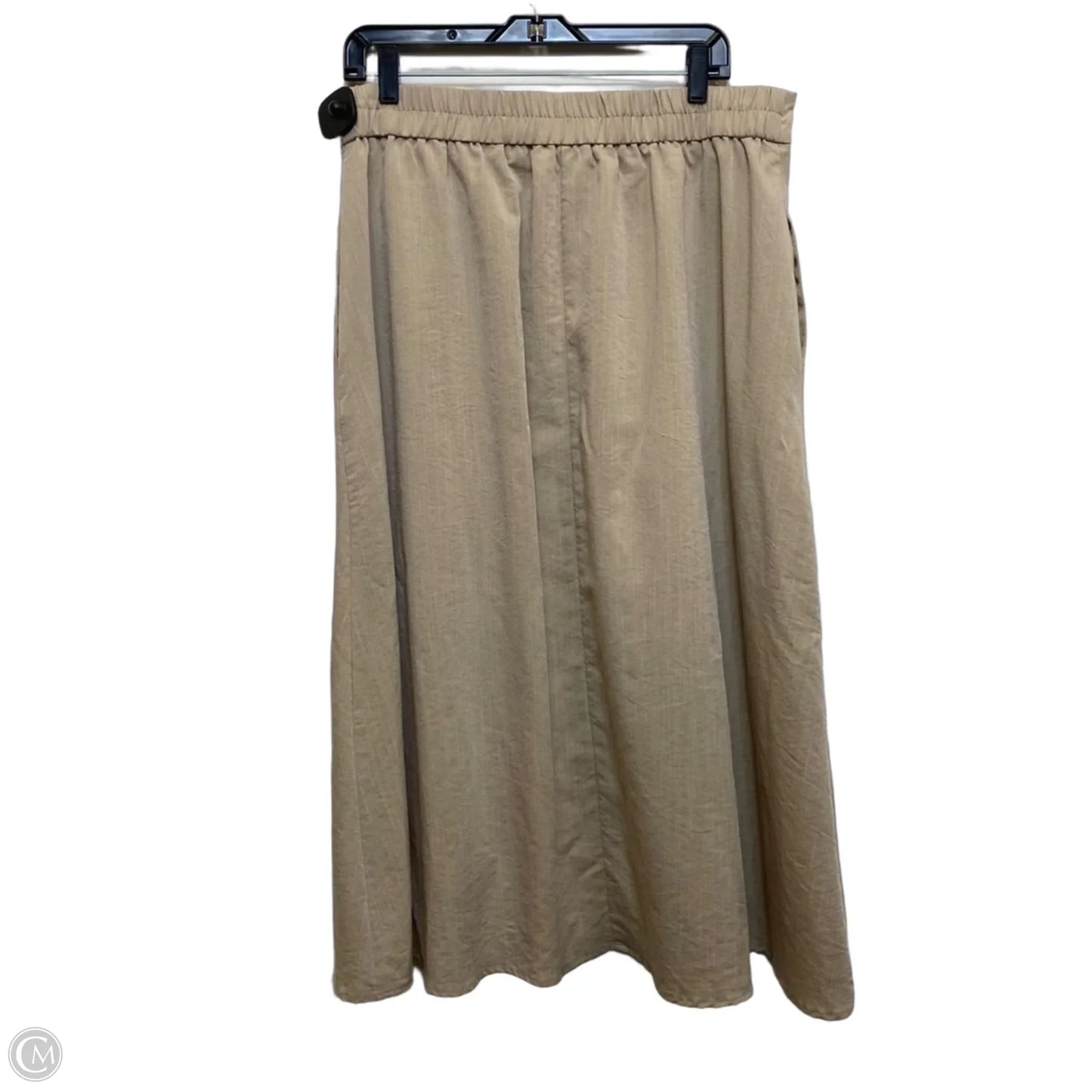 Skirt Maxi By Audrey Parks In Tan, Size: Xl