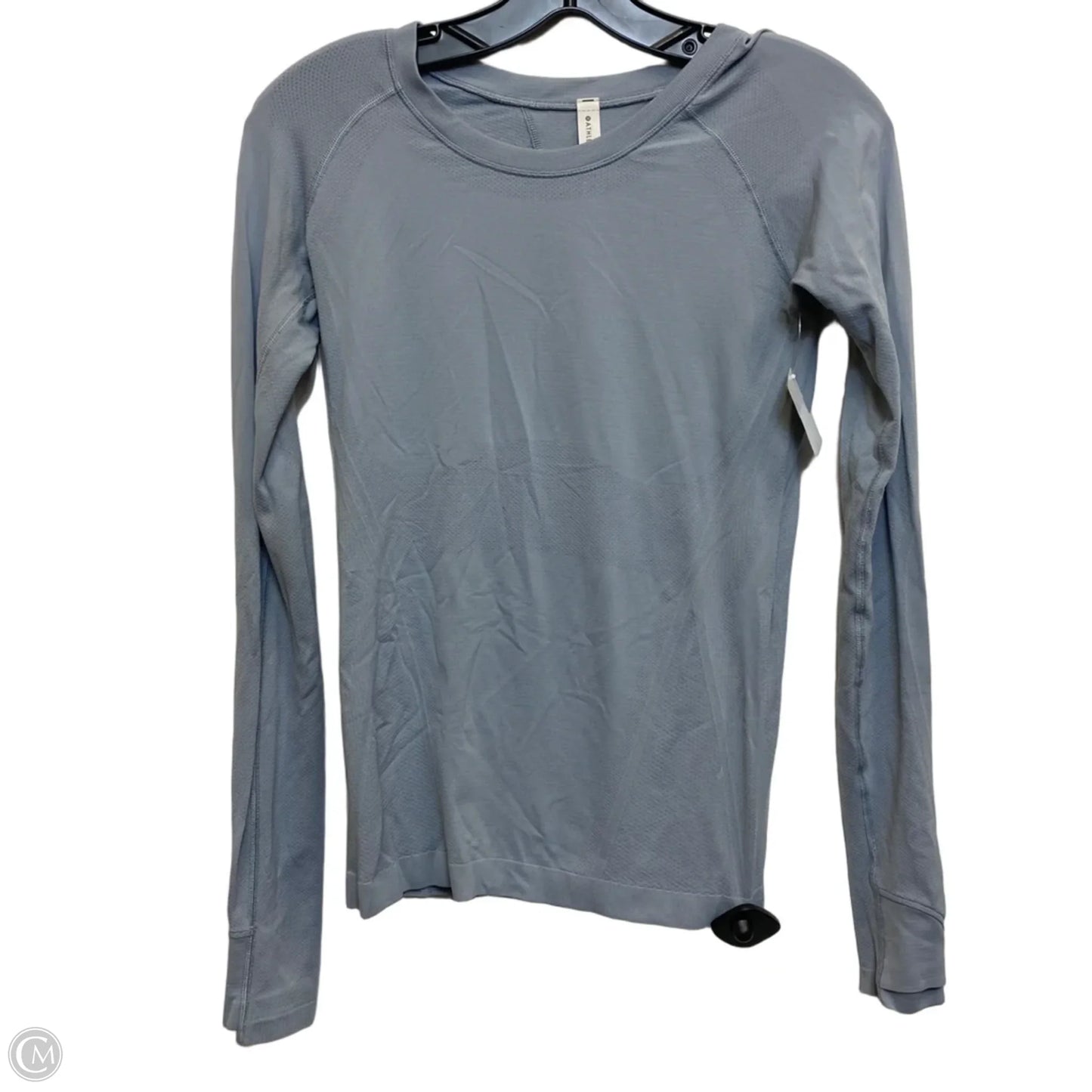 Athletic Top Long Sleeve Crewneck By Athleta In Blue, Size: Xs