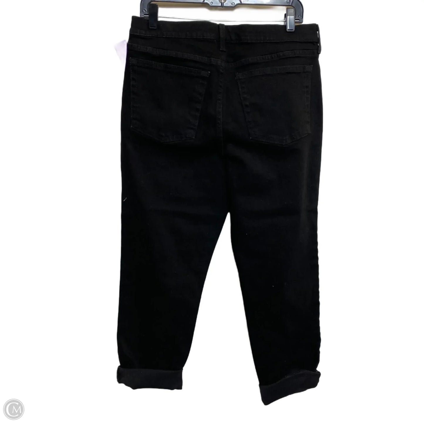 Jeans Straight By Universal Thread In Black Denim, Size: 12