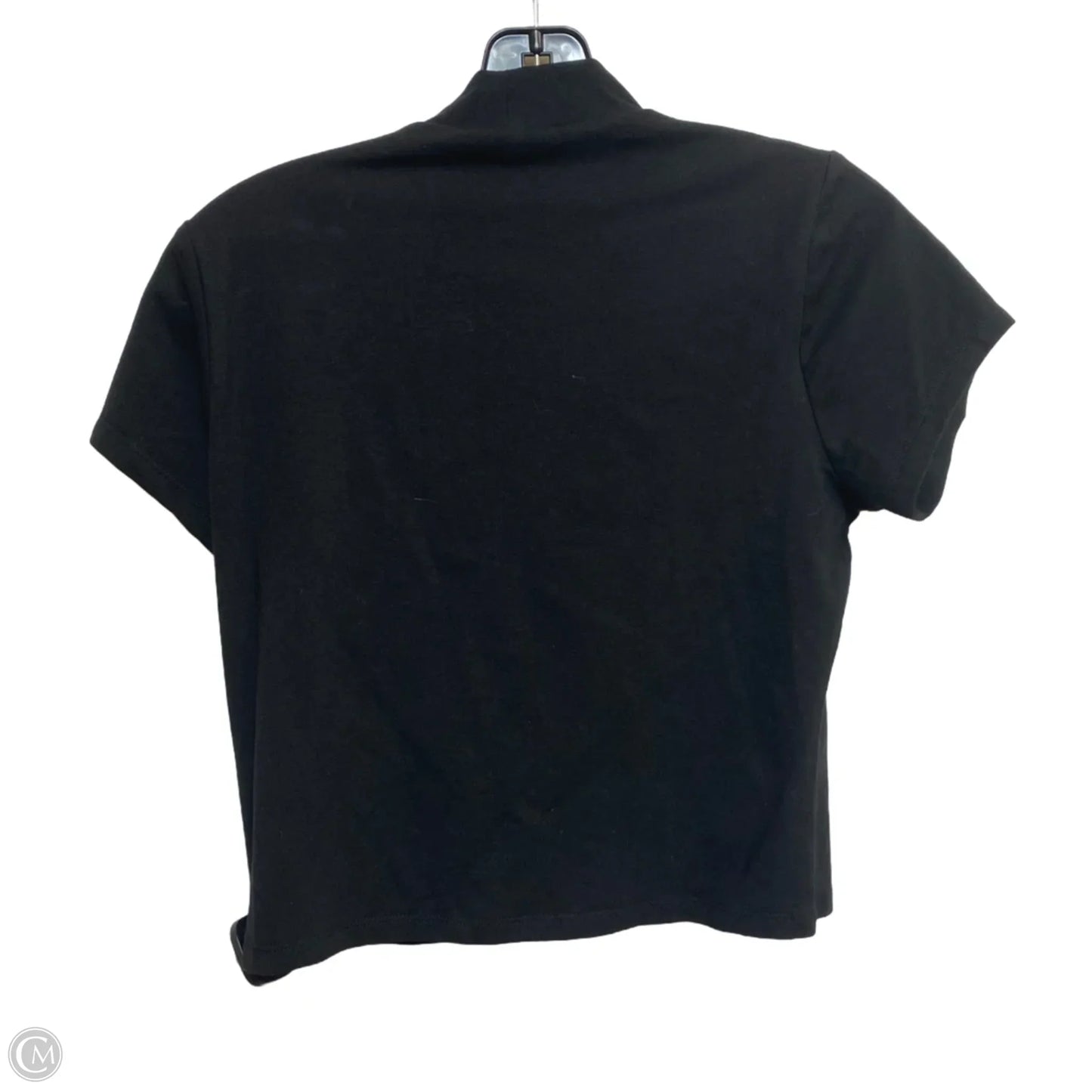 Top Short Sleeve Basic By Forever 21 In Black, Size: S