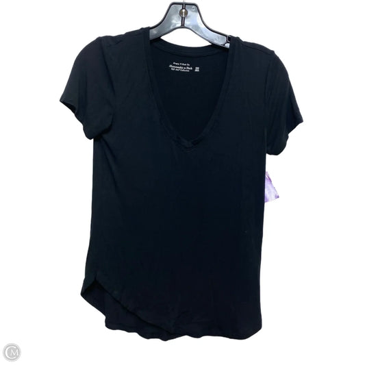 Top Short Sleeve Basic By Abercrombie And Fitch In Black, Size: Xs