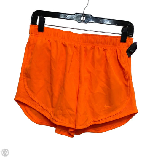 Athletic Shorts By Nike Apparel In Orange, Size: M