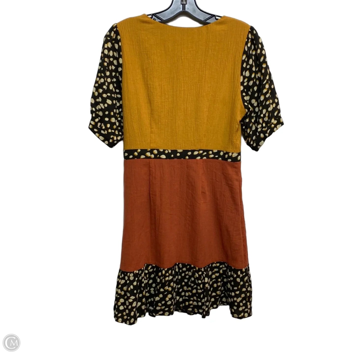 Dress Casual Short By Thml In Brown & Cream, Size: S