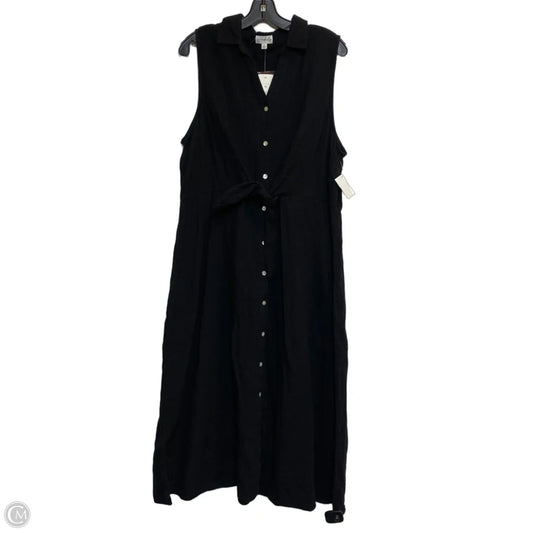 Dress Casual Maxi By Wonderly In Black, Size: Xl
