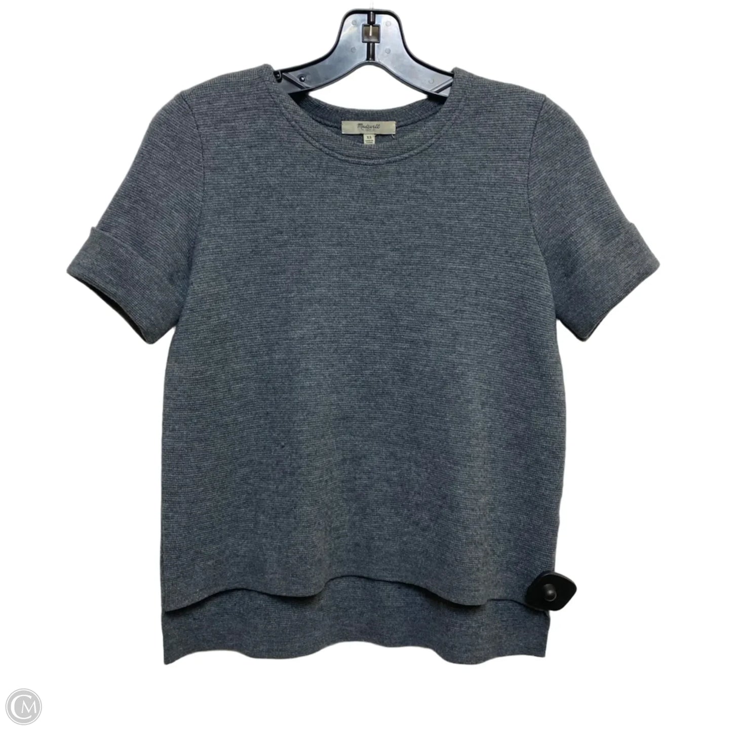 Top Short Sleeve By Madewell In Grey, Size: Xs