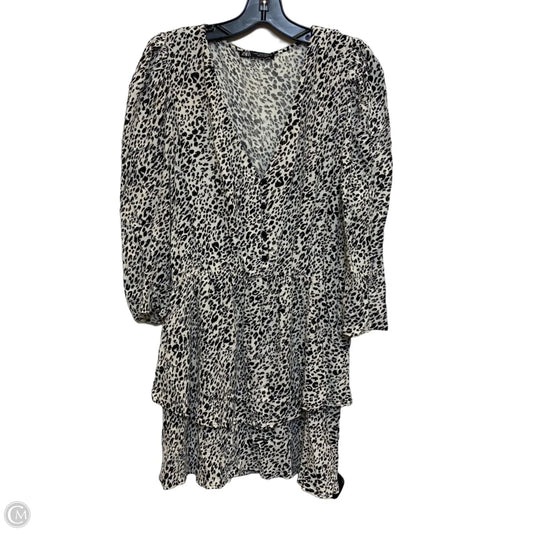 Dress Casual Short By Zara In Black & White, Size: Xl