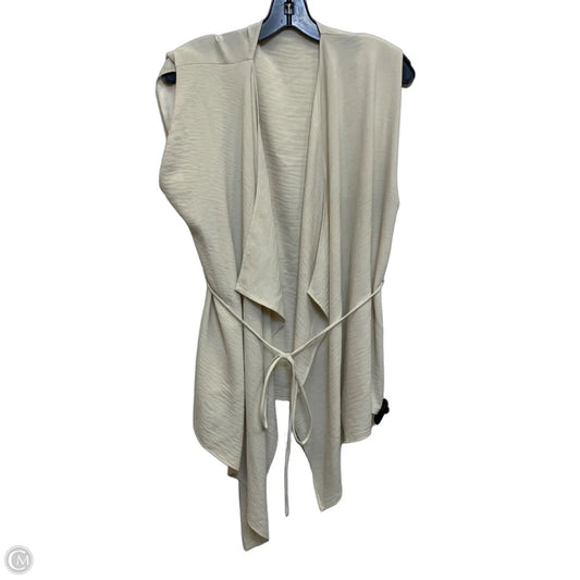 Top Sleeveless By Zara In Tan, Size: M