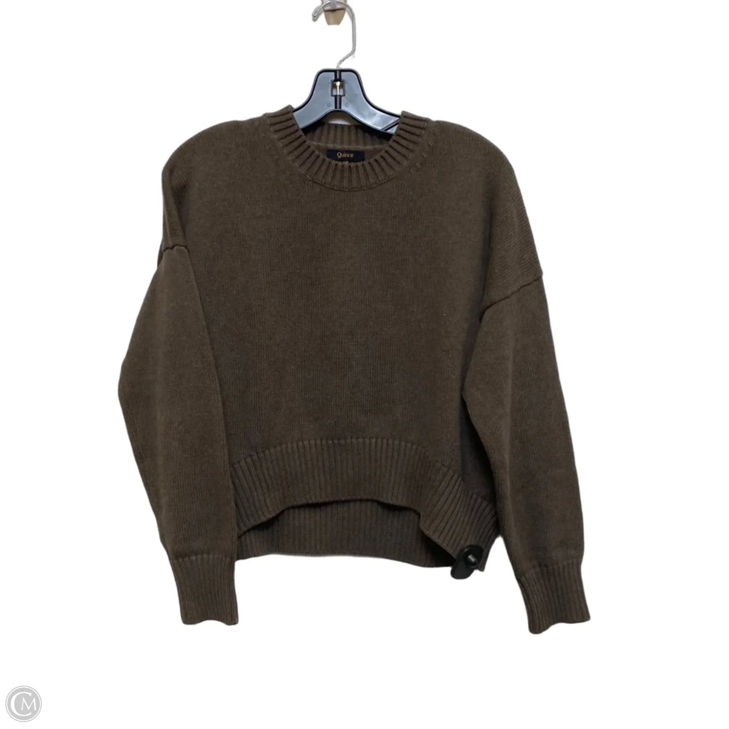 Sweatshirt Collar By Quince In Brown, Size: Xs