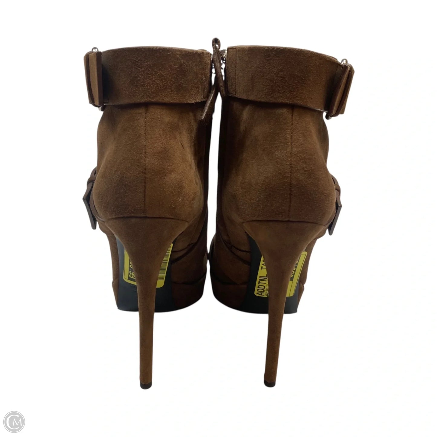 Boots Designer By Giuseppe Zanotti In Brown, Size: 7