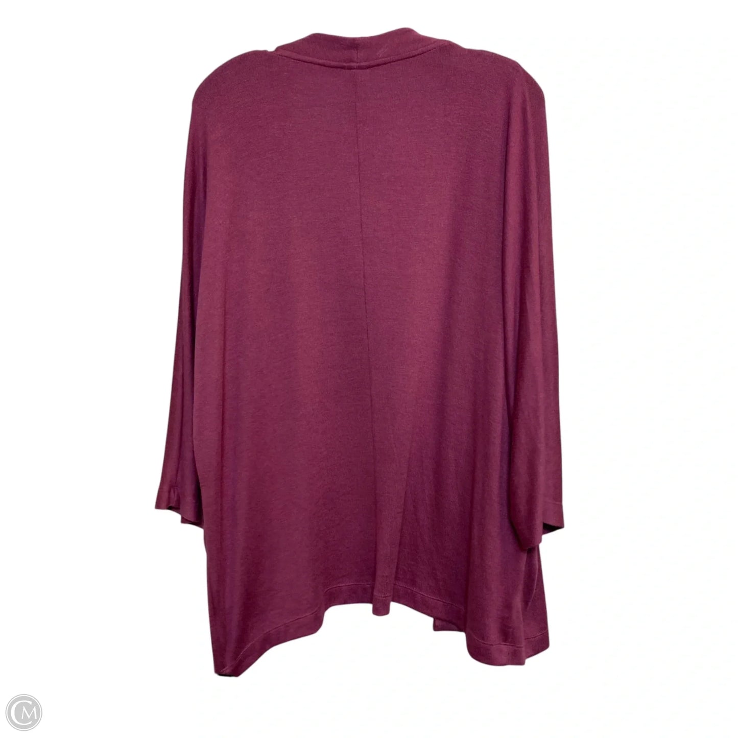 Sweater Cardigan By Time And Tru In Pink, Size: L