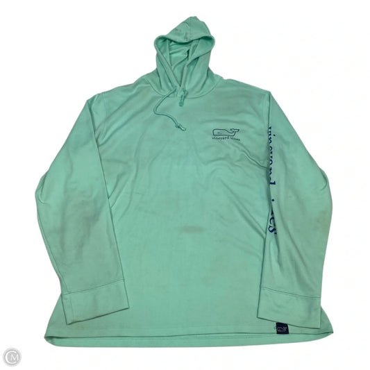 Sweatshirt Designer By Vineyard Vines In Green, Size: L