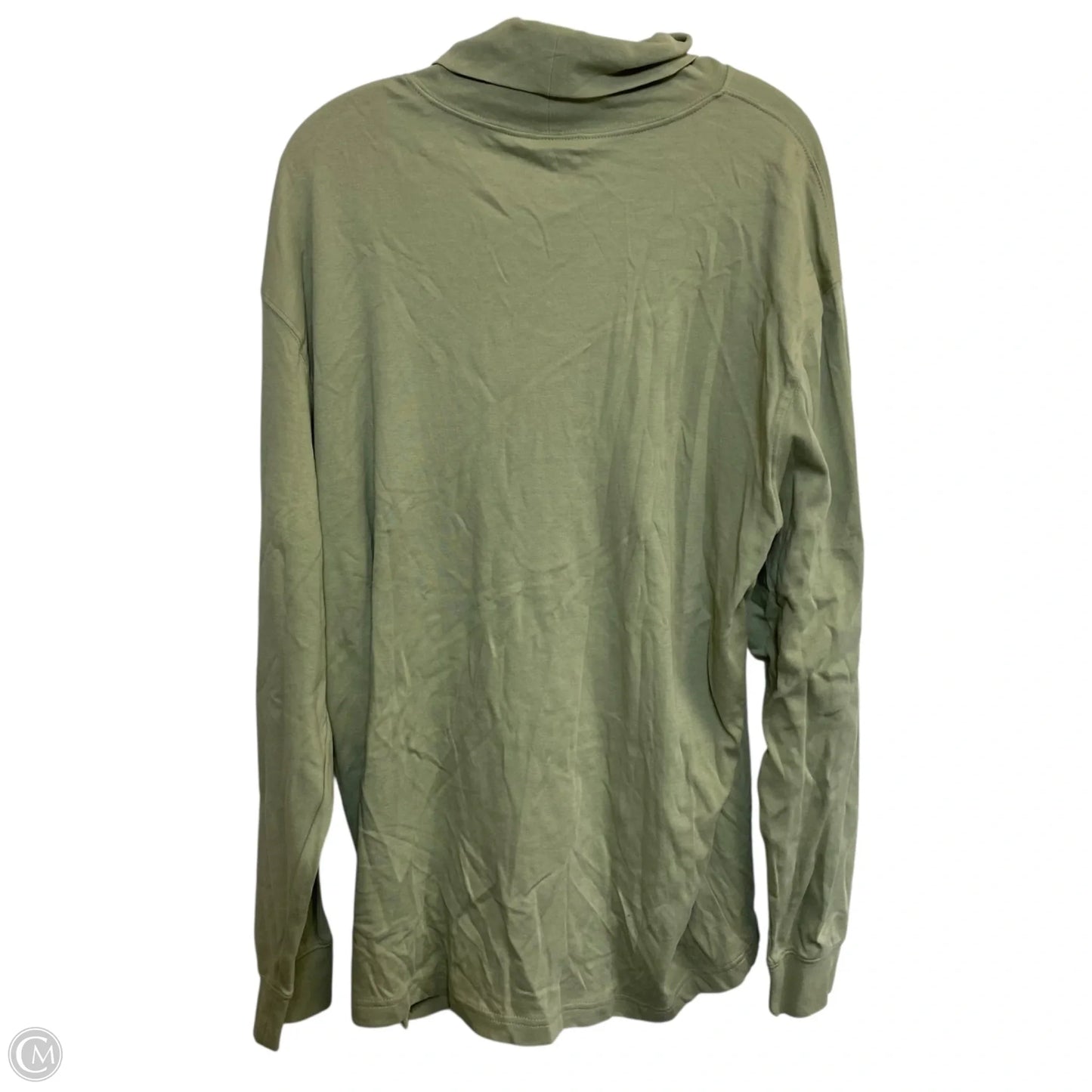Top Long Sleeve By St Johns Bay In Green, Size: Xl