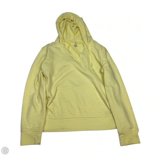 Sweatshirt Hoodie By Sonoma In Yellow, Size: M