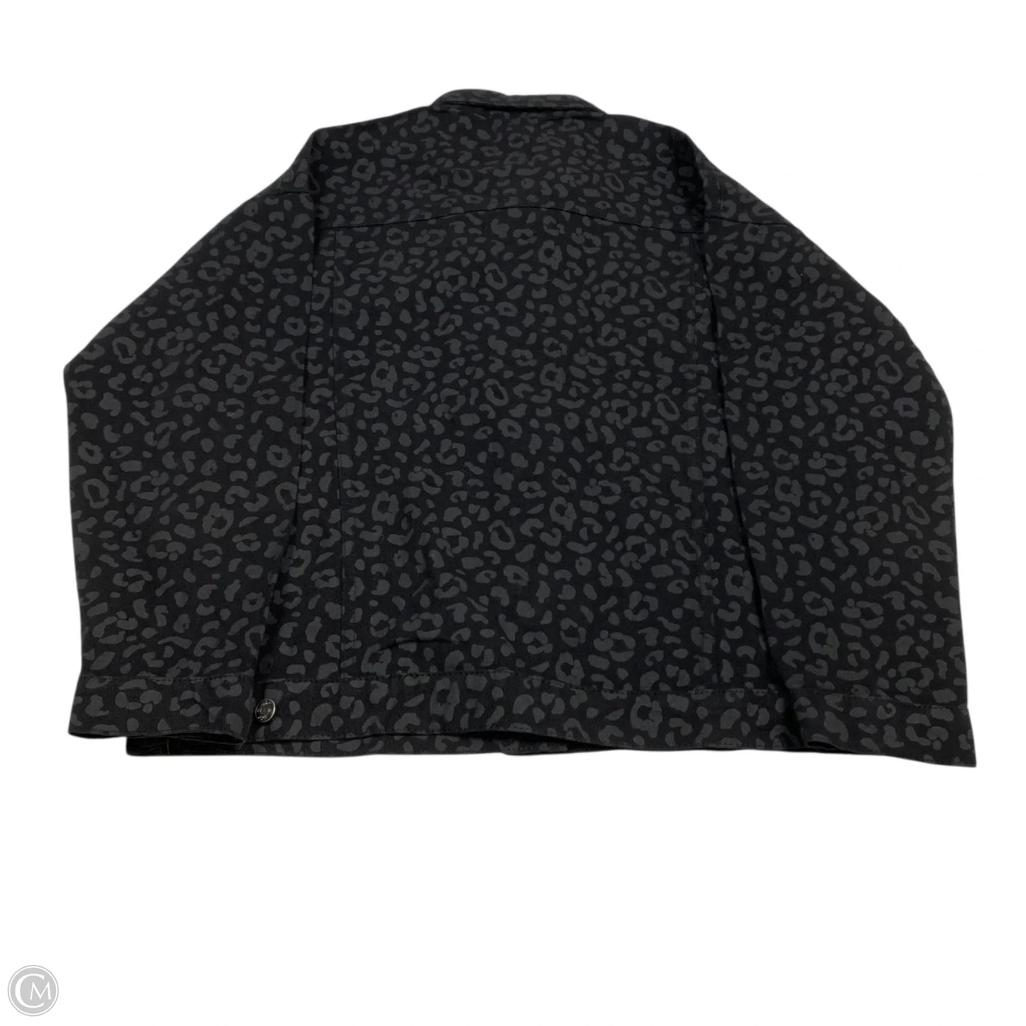 Jacket Denim By Mudpie In Black Denim, Size: L