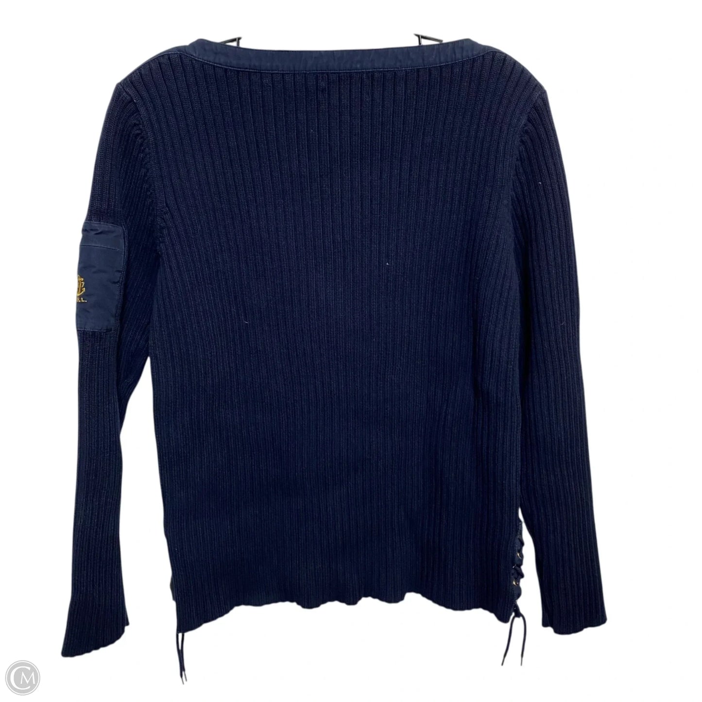 Sweater By Lauren By Ralph Lauren In Navy, Size: L