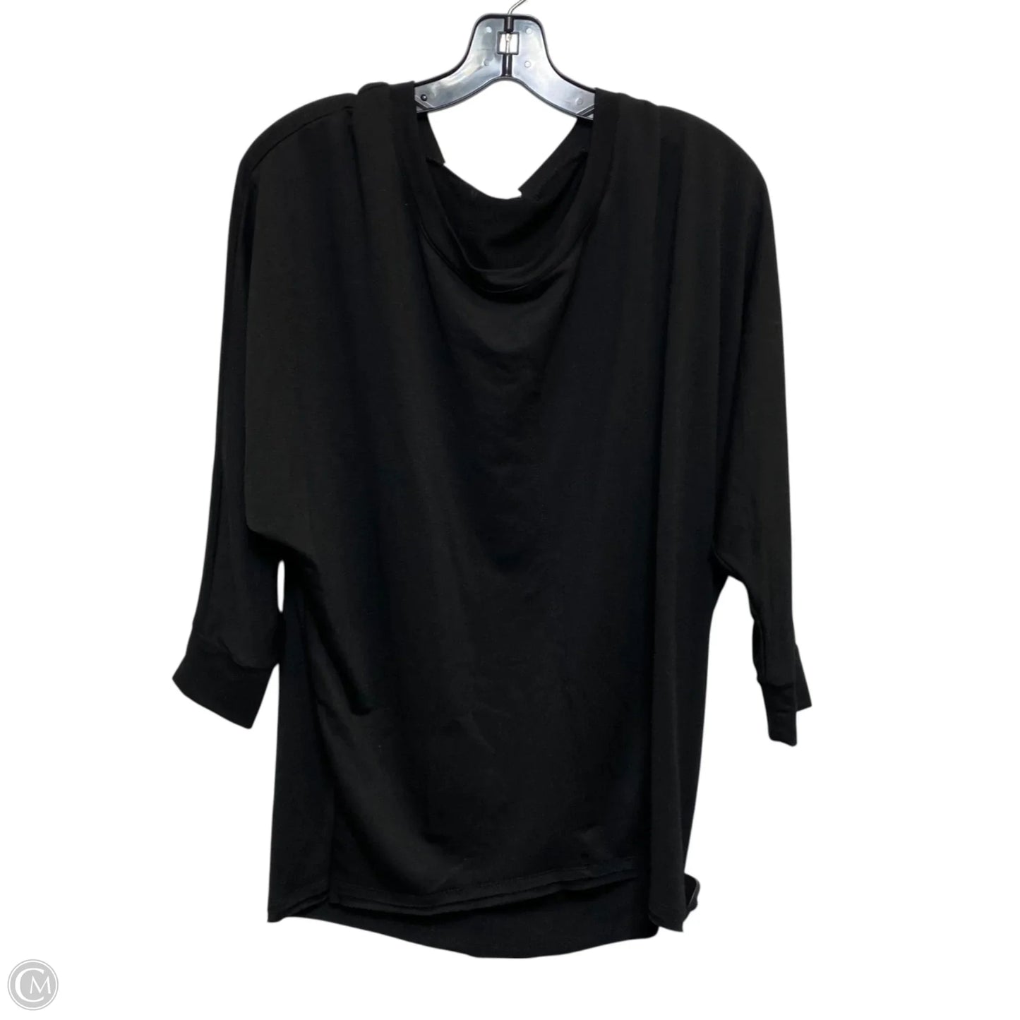 Top Long Sleeve By Workshop In Black, Size: S