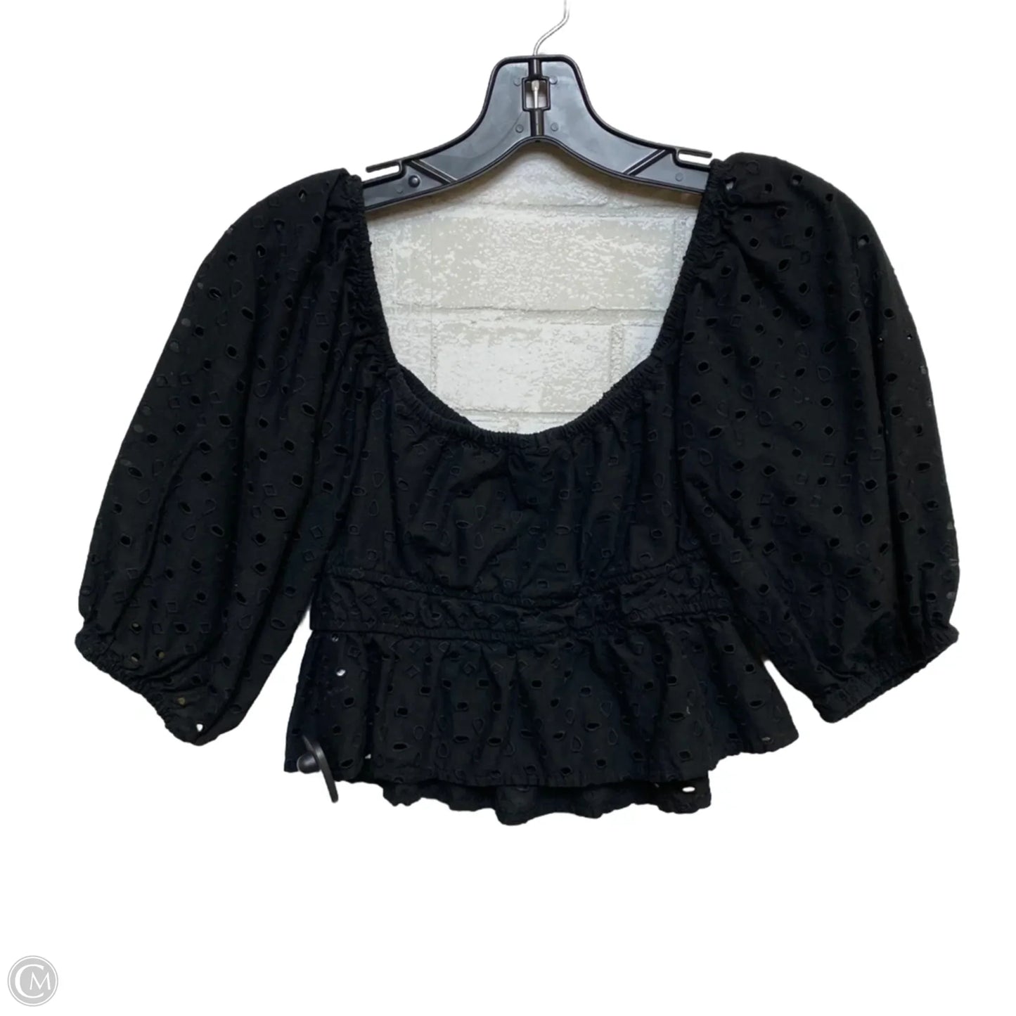 Top Short Sleeve By A New Day In Black, Size: Xs