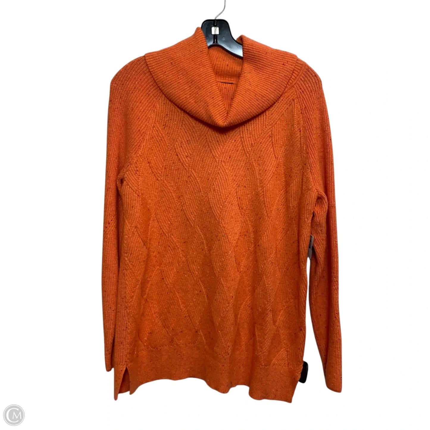 Sweater By Talbots In Orange, Size: Lp