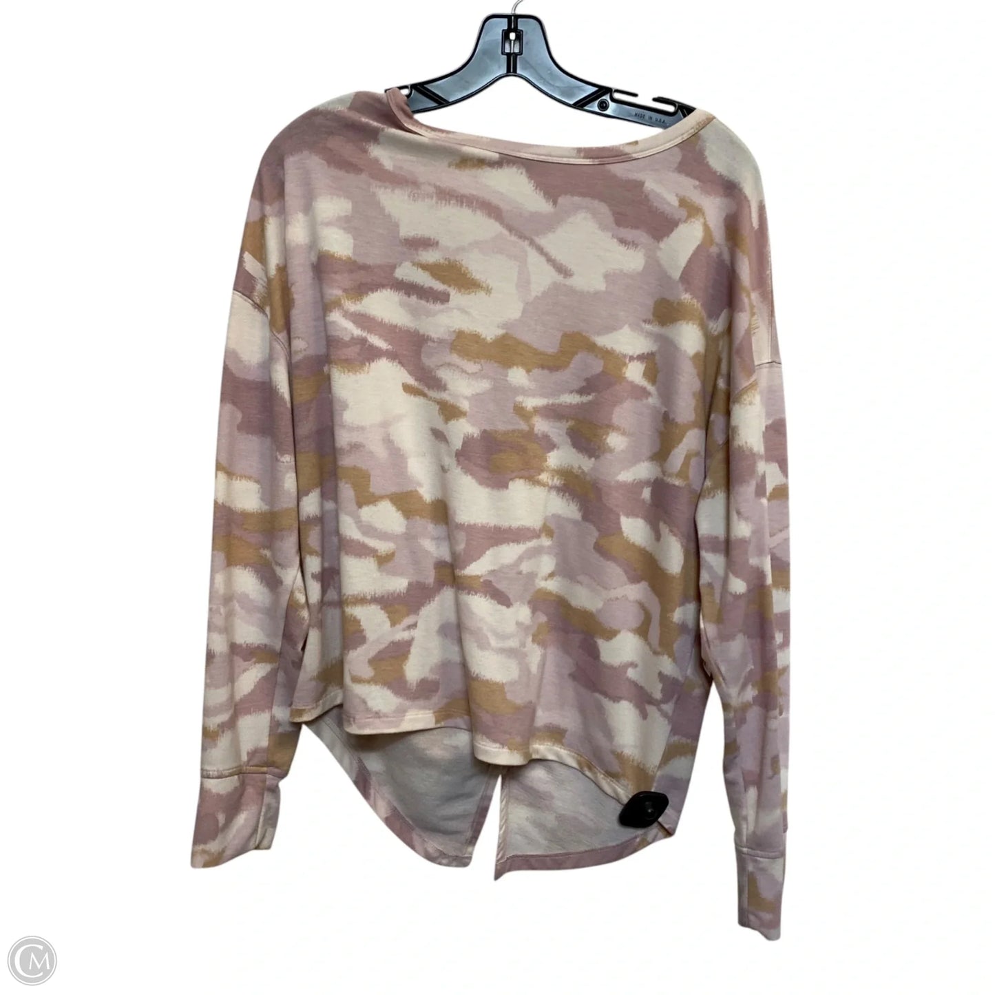 Athletic Top Long Sleeve Crewneck By Old Navy In Pink, Size: L