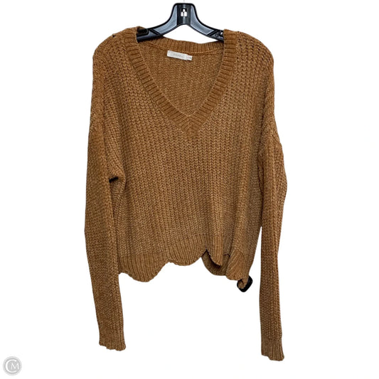 Sweater By Lush In Orange, Size: Xs