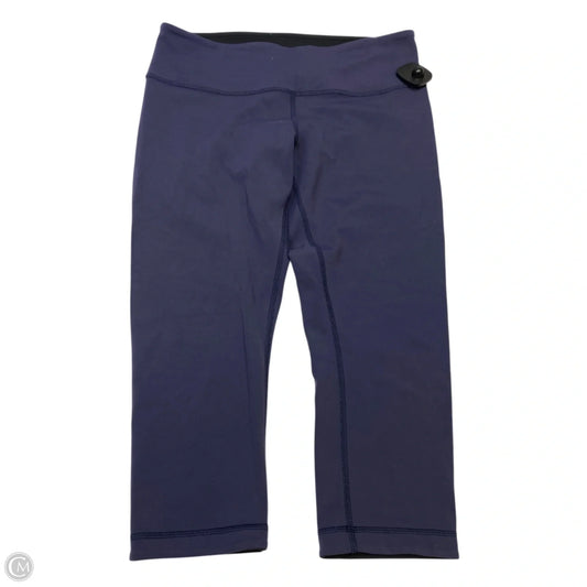 Athletic Leggings Capris By Lululemon In Blue, Size: 10