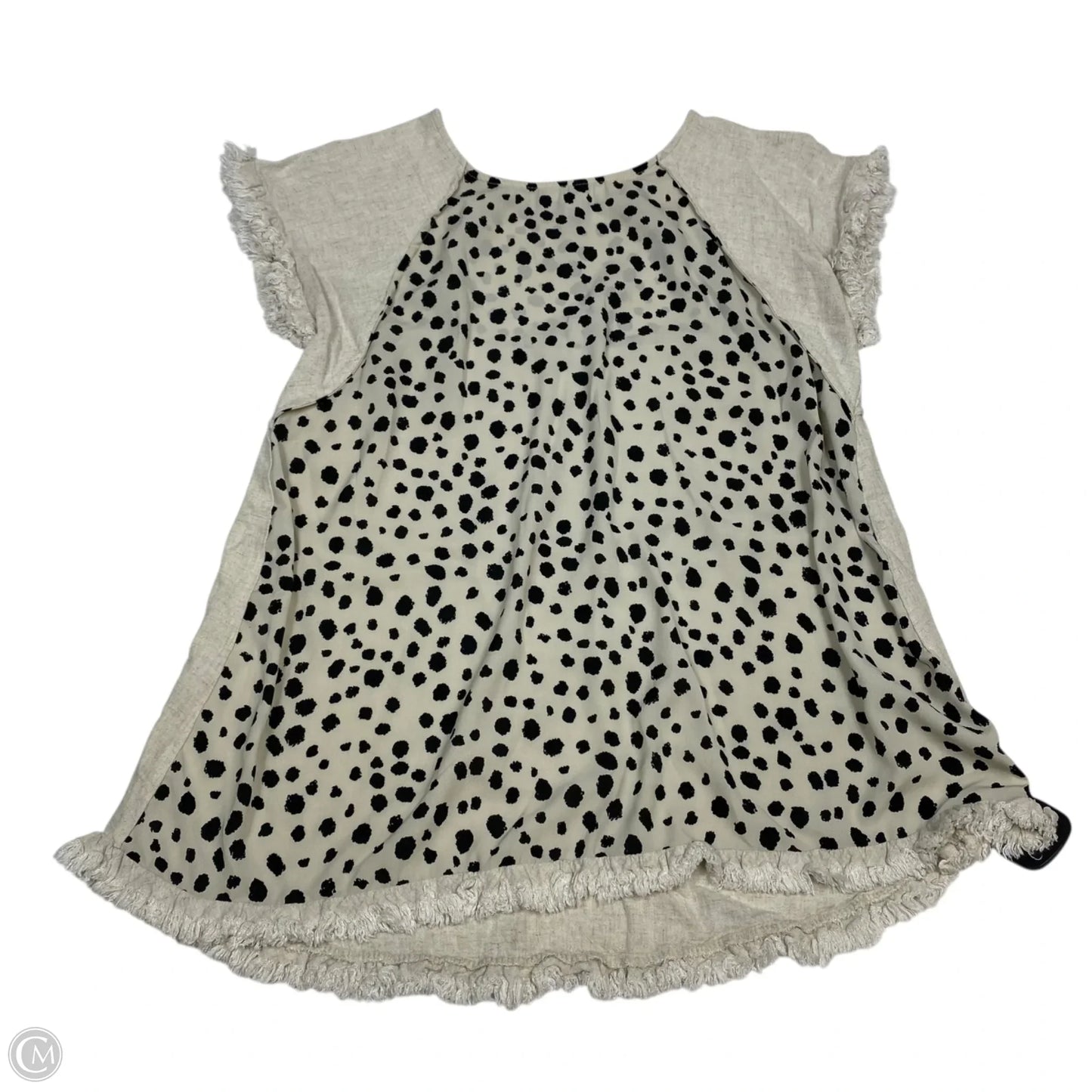 Top Short Sleeve By Umgee In Cream, Size: S
