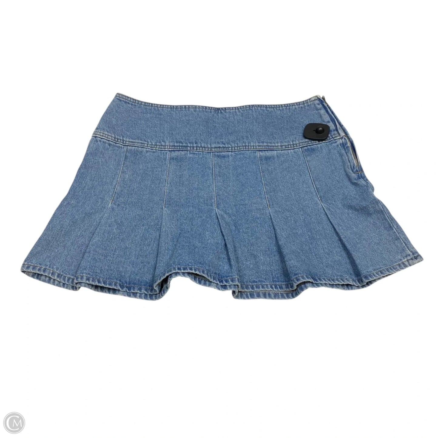 Skirt Mini & Short By Divided In Blue Denim, Size: M