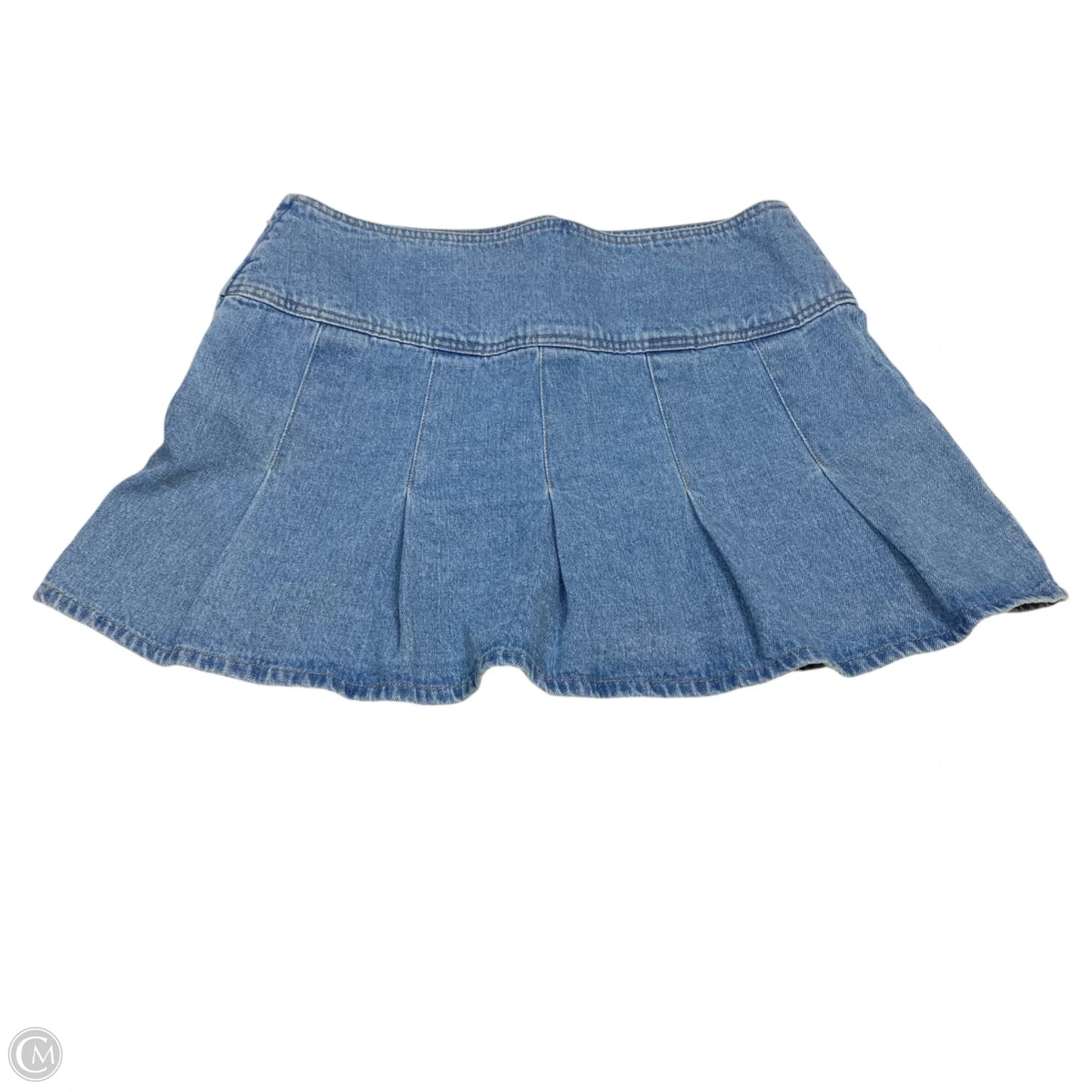 Skirt Mini & Short By Divided In Blue Denim, Size: M