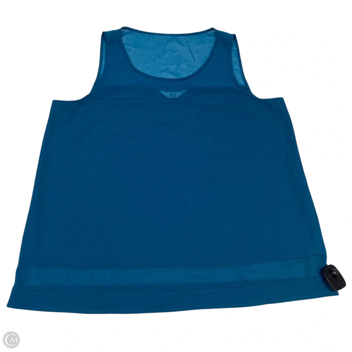 Top Sleeveless By Jack In Teal, Size: L