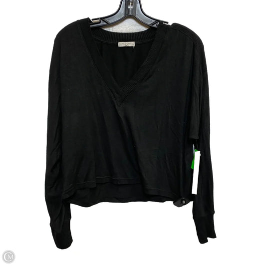 Top Long Sleeve Designer By Rag And Bone In Black, Size: Xs