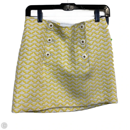 Skirt Designer By Vineyard Vines In Yellow, Size: Xs