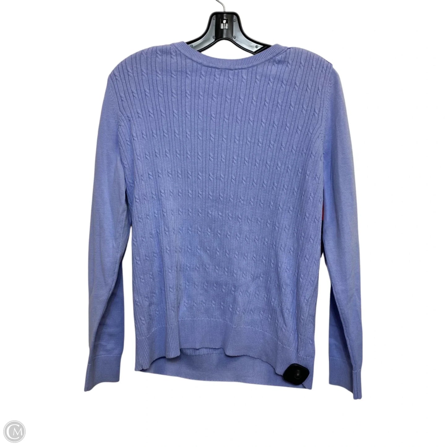 Top Long Sleeve By Kim Rogers In Purple, Size: Mp