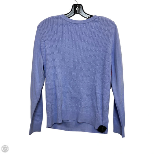 Top Long Sleeve By Kim Rogers In Purple, Size: Mp