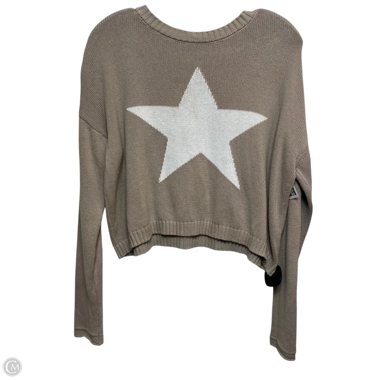 Top Long Sleeve By Altard State In Tan, Size: S