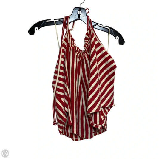 Top Sleeveless By We The Free In Cream & Red, Size: S