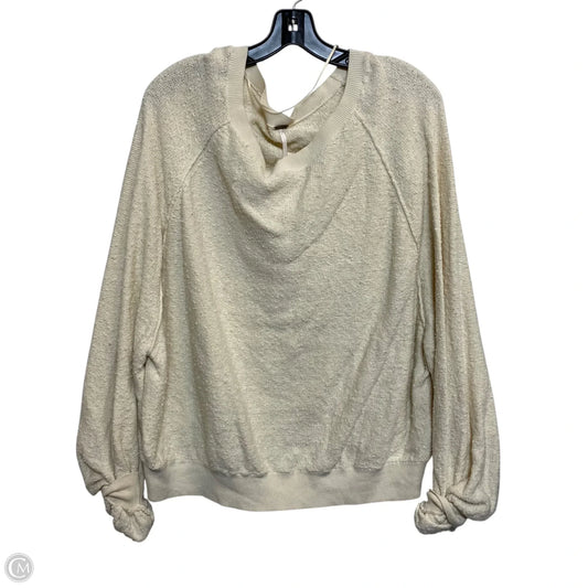 Sweatshirt Crewneck By Free People In Cream, Size: S