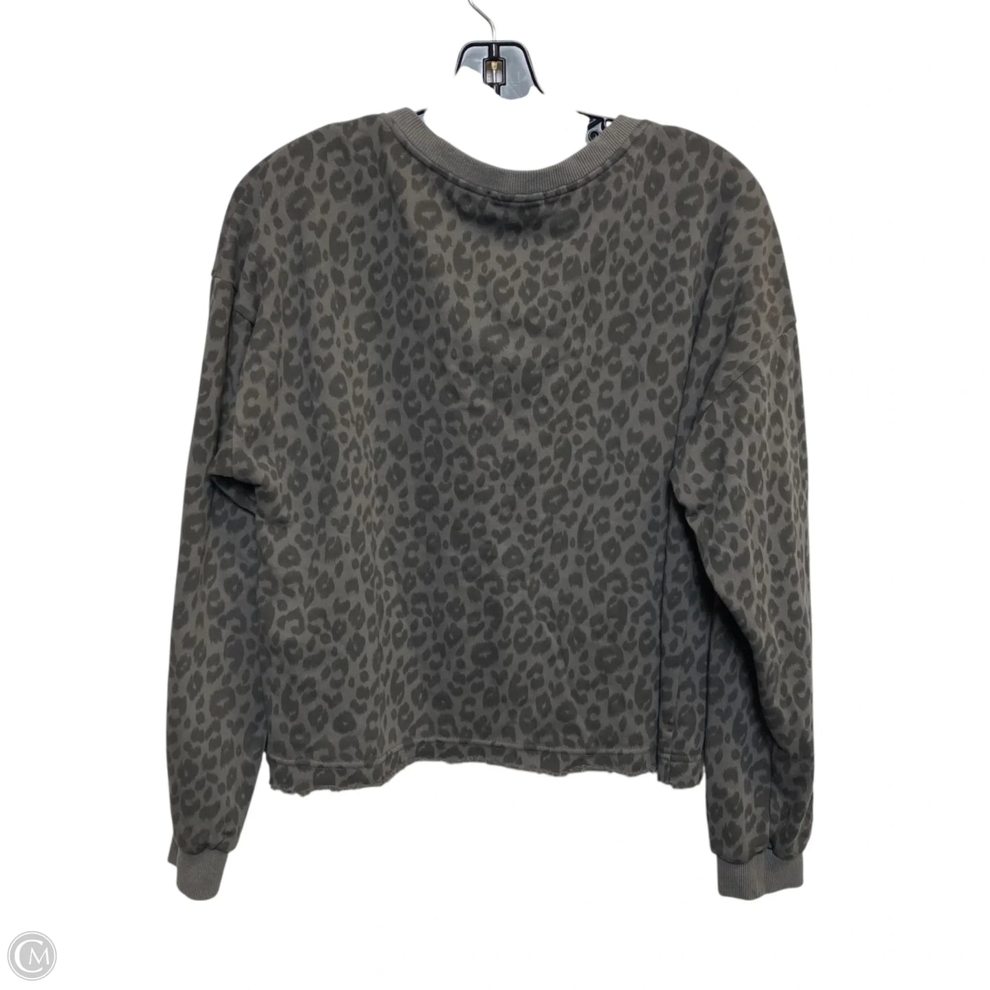 Top Long Sleeve By Vestique In Grey, Size: M