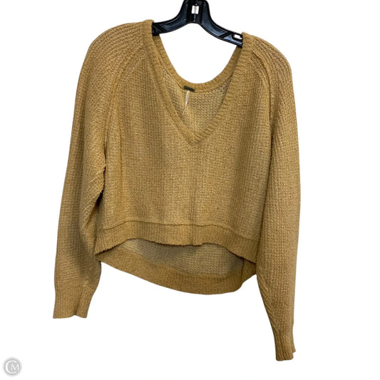 Sweater By Free People In Tan, Size: Xs