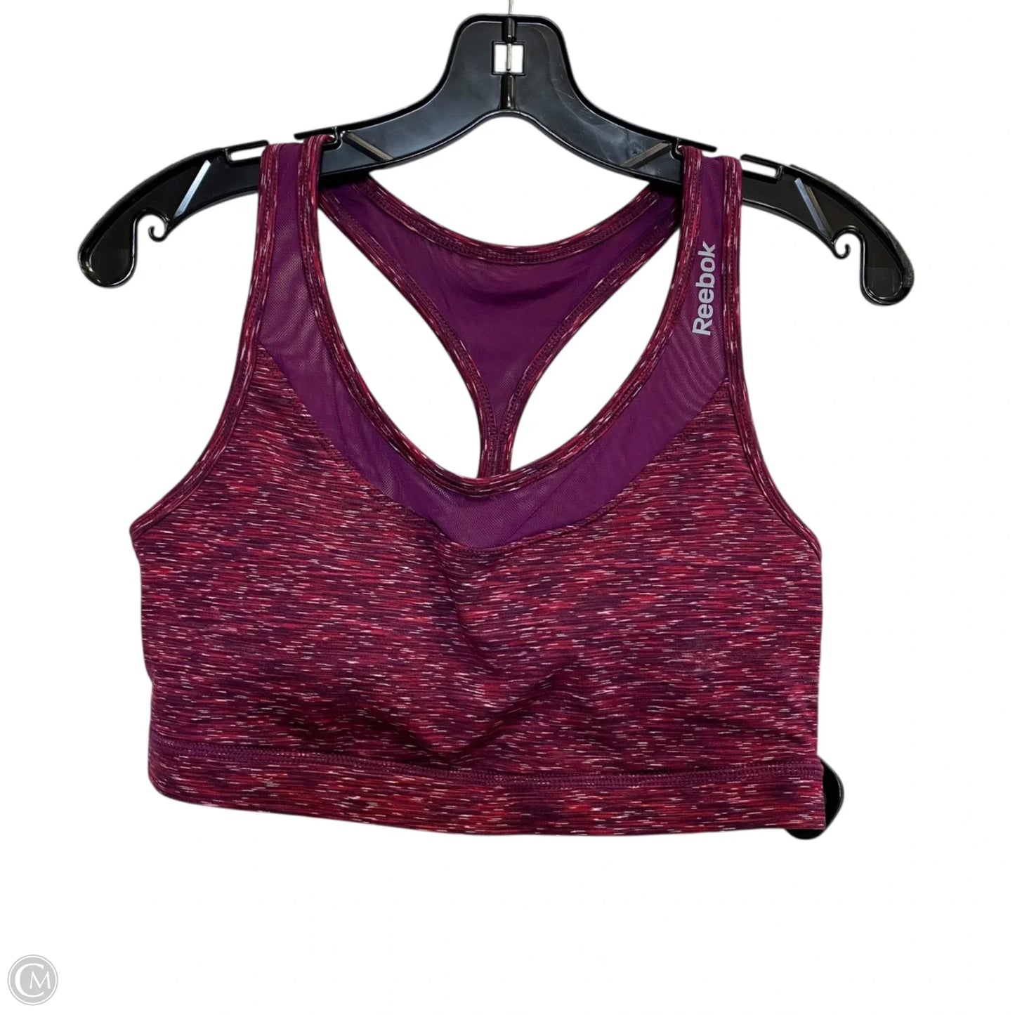 Athletic Bra By Reebok In Purple, Size: L