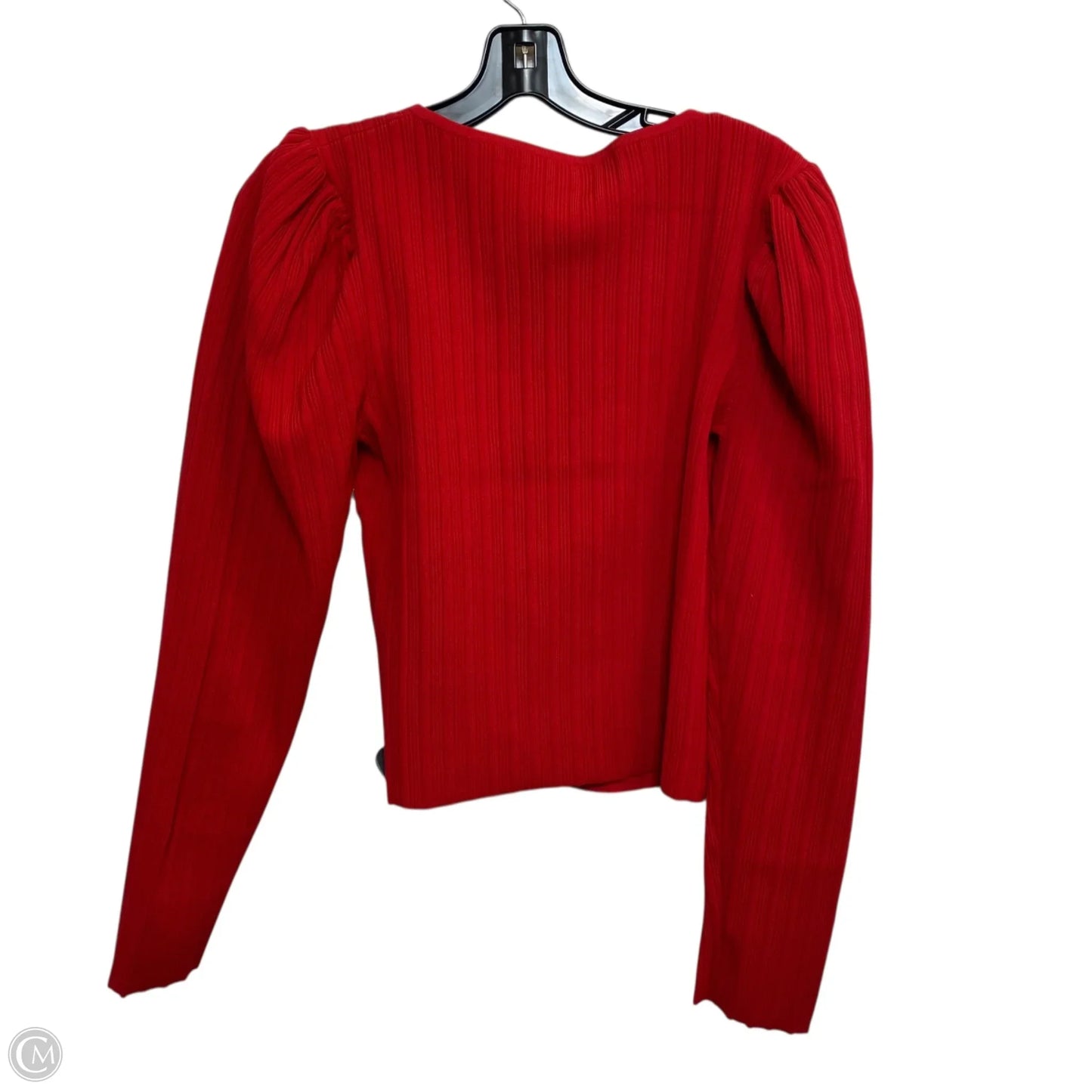 Top Long Sleeve By Express In Red, Size: L