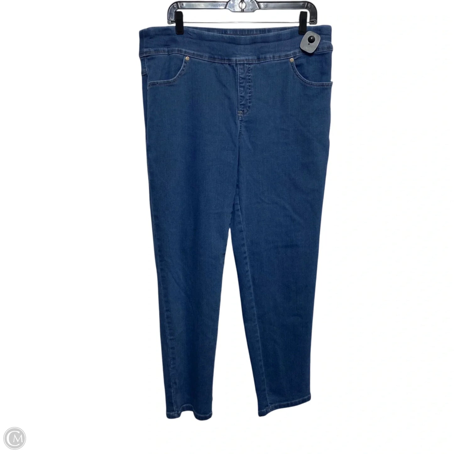 Jeans Skinny By Terra & Sky In Blue Denim, Size: 14