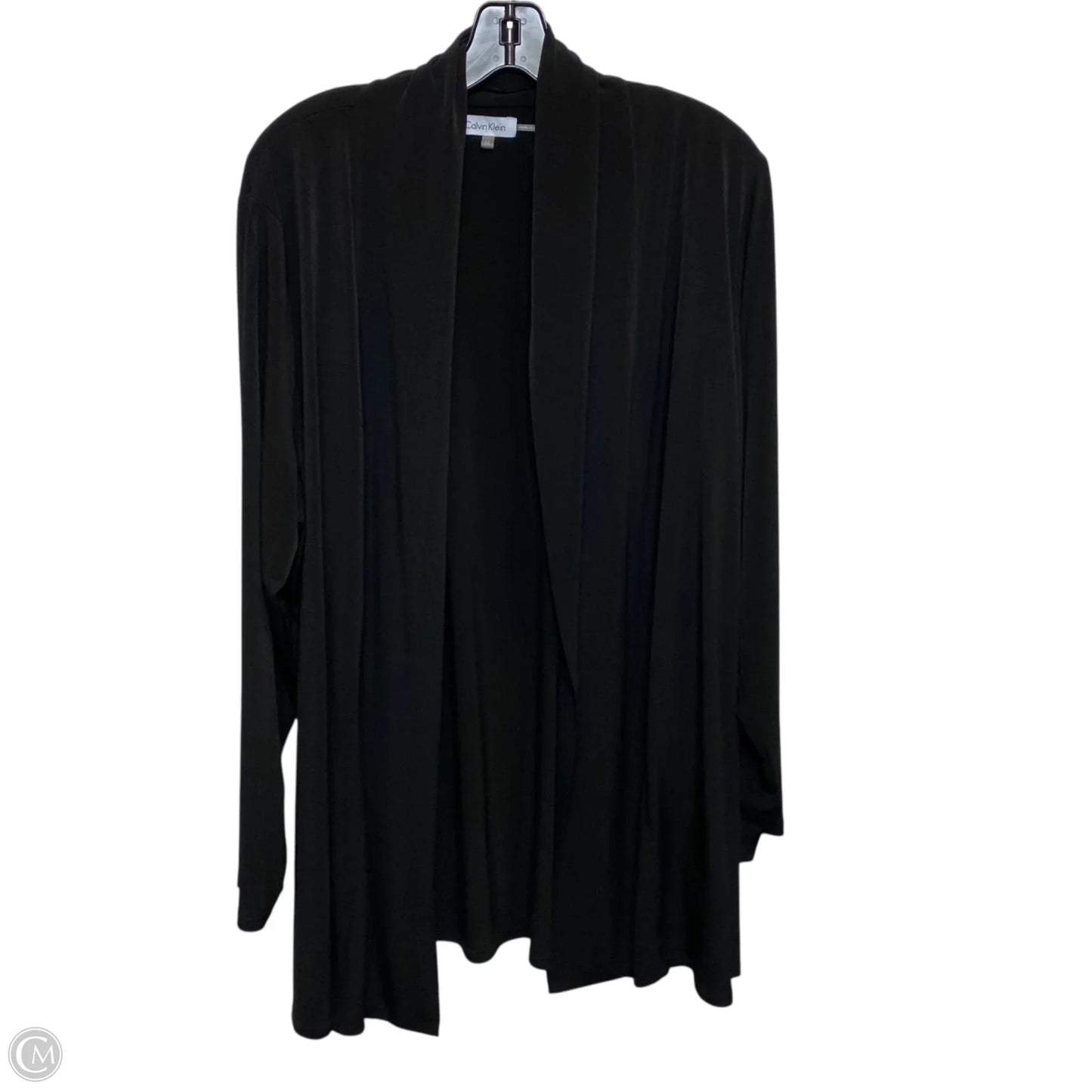 Cardigan By Calvin Klein In Black, Size: 1x