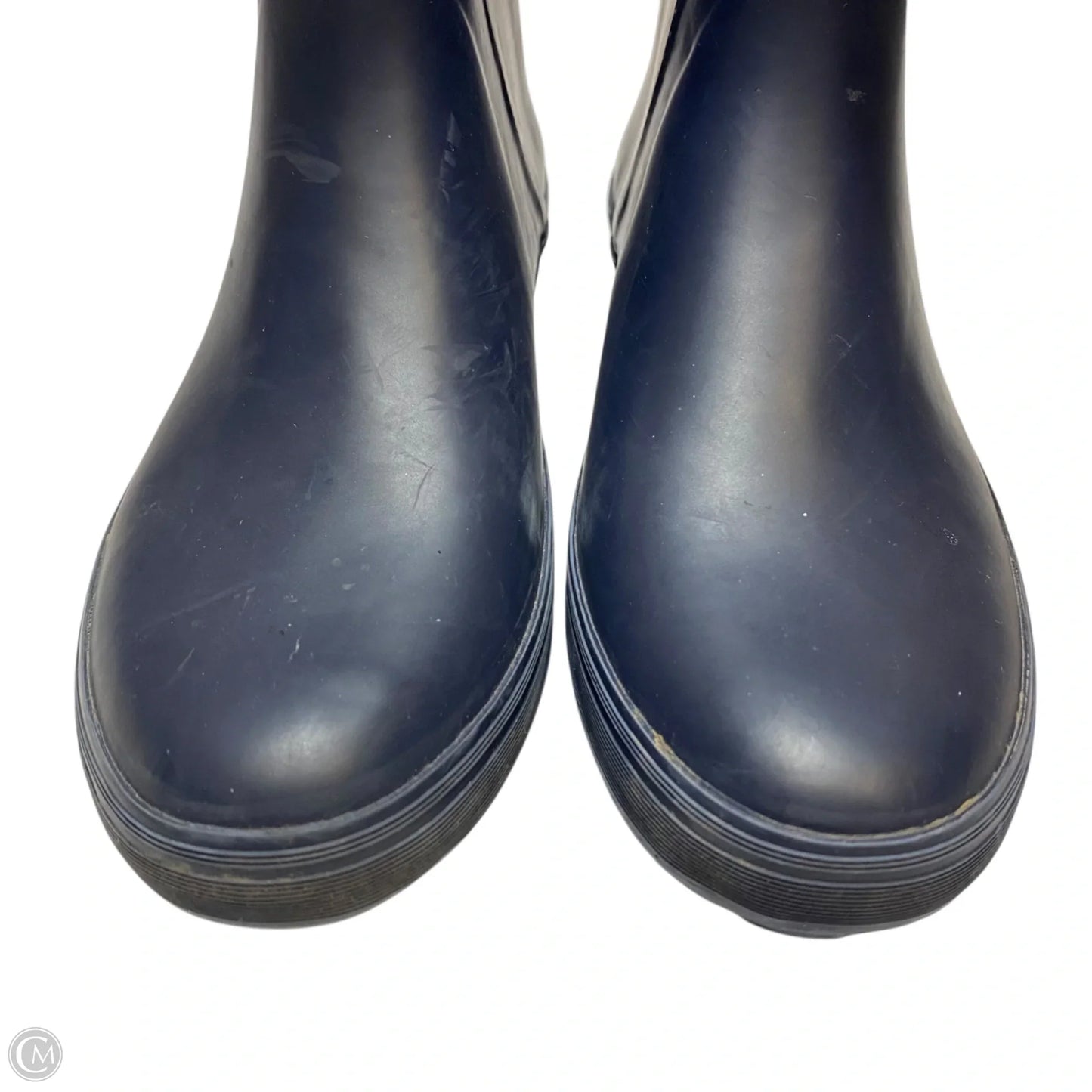 Boots Designer By Coach In Navy, Size: 9