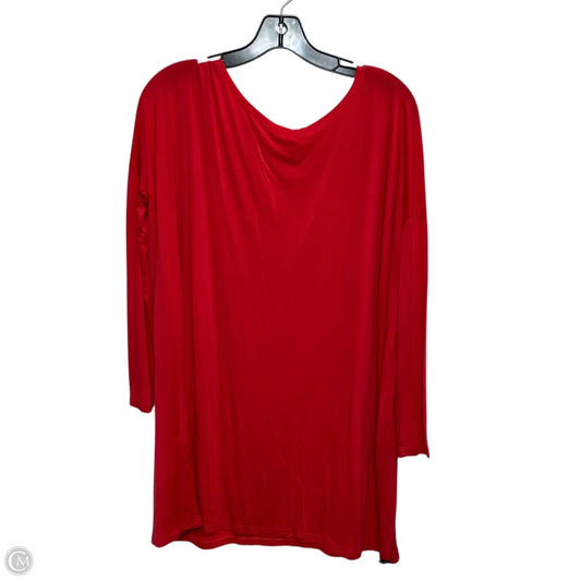 Top Long Sleeve By Piko 1988 In Pink, Size: S